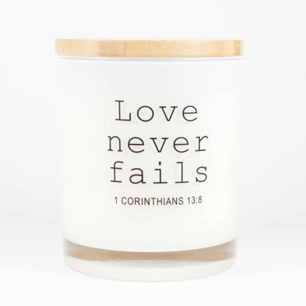 Love Never Fails Soy Candle