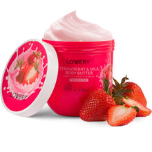 Load image into Gallery viewer, Strawberry Milk Whipped Body Butter
